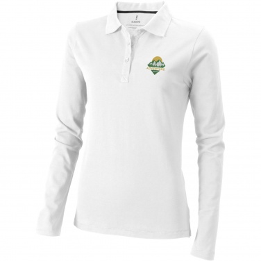 Logotrade Werbeartikel das Foto: Oakville Langarm Poloshirt für Damen