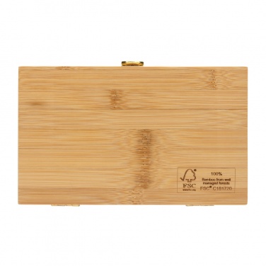 Logotrade Werbegeschenke das Foto: Carvine 21-teiliges Bambus-Werkzeugset