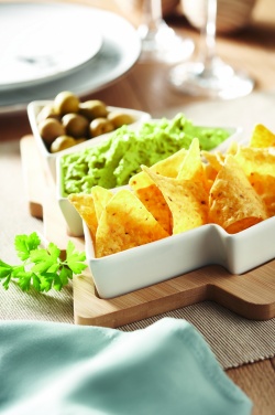 Logotrade werbemittel das Foto: Tablett mit Schalen