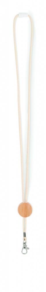 Logotrade Werbegeschenke das Foto: Lanyard mit Metallkarabiner