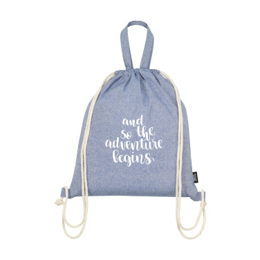 Logotrade Logogeschenke das Foto: GRS Recycled Cotton PromoBag Plus (180 g/m²) Rucksack