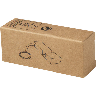 Logotrade werbemittel das Foto: Bosona Smartphonehalterung mit Schlüsselanhänger aus Bambus