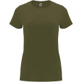 Capri T-Shirt für Damen, Militärgrün