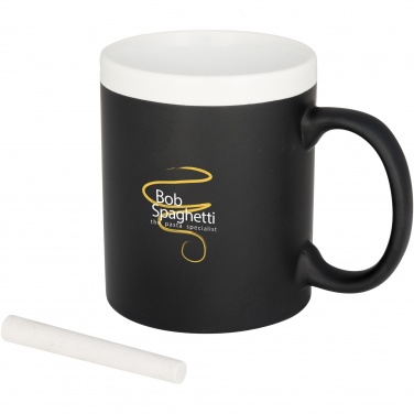 Logo trade promotional merchandise picture of: Chalk-write 330 ml ceramic mug