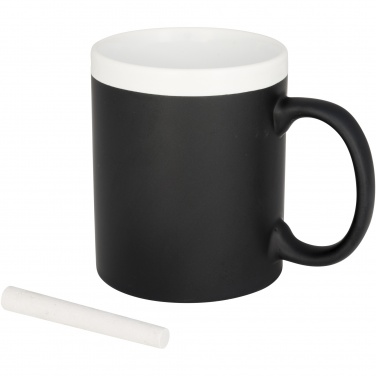 Logo trade promotional products image of: Chalk-write 330 ml ceramic mug