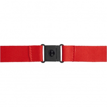 Logo trade business gifts image of: Yogi lanyard detachable buckle break-away closure