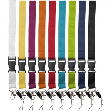 Logotrade promotional merchandise image of: Sagan phone holder lanyard with detachable buckle