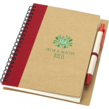 Logotrade promotional products photo of: Priestly recycled notebook with pen