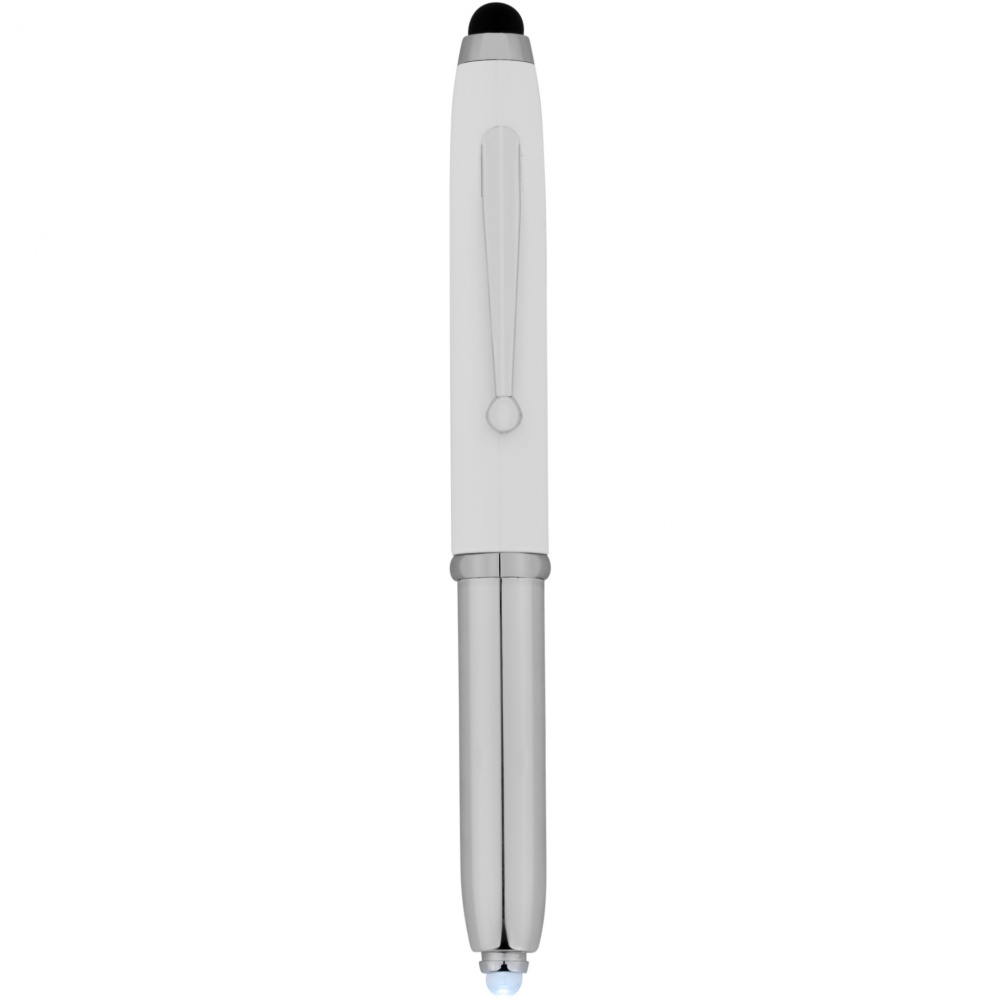 Logo trade advertising product photo of: Xenon stylus ballpoint pen with LED light