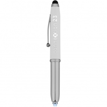 Logo trade corporate gifts picture of: Xenon stylus ballpoint pen with LED light