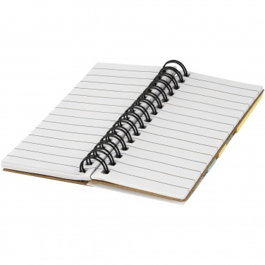 Logotrade business gifts photo of: Spinner spiral notebook with coloured sticky notes