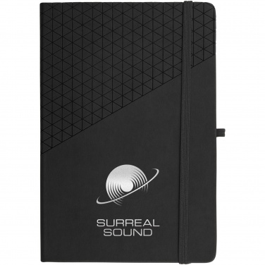Logo trade promotional items image of: Theta A5 hard cover notebook