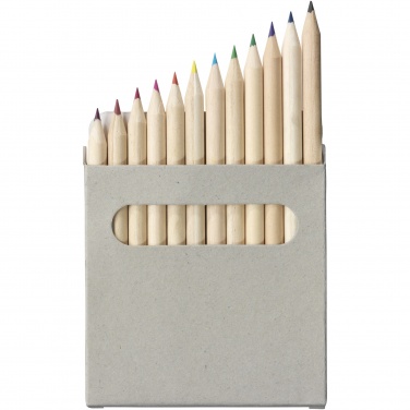 Logotrade promotional merchandise picture of: Tallin 12-piece coloured pencil set
