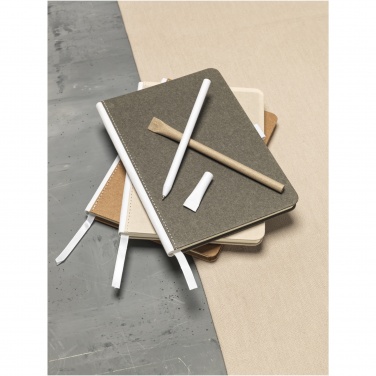 Logo trade promotional merchandise image of: Asilah recycled paper ballpoint pen