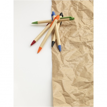 Logotrade promotional gift picture of: Berk recycled carton and corn plastic ballpoint pen