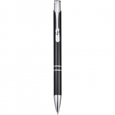 Logotrade promotional gifts photo of: Moneta aluminium click ballpoint pen (black ink)