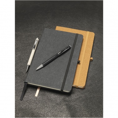 Logotrade promotional item image of: Atlana leather pieces notebook