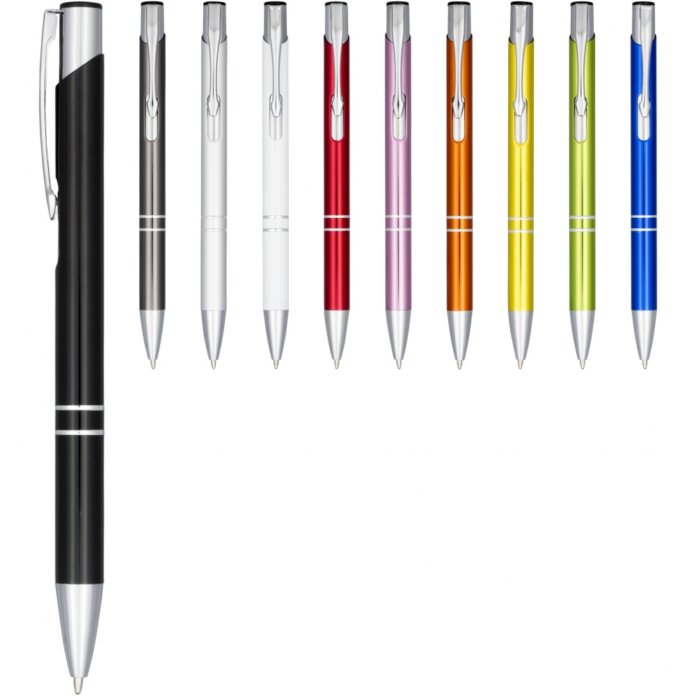 Logotrade promotional product image of: Moneta anodized aluminium click ballpoint pen