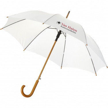 Logotrade promotional items photo of: Kyle 23" auto open umbrella wooden shaft and handle
