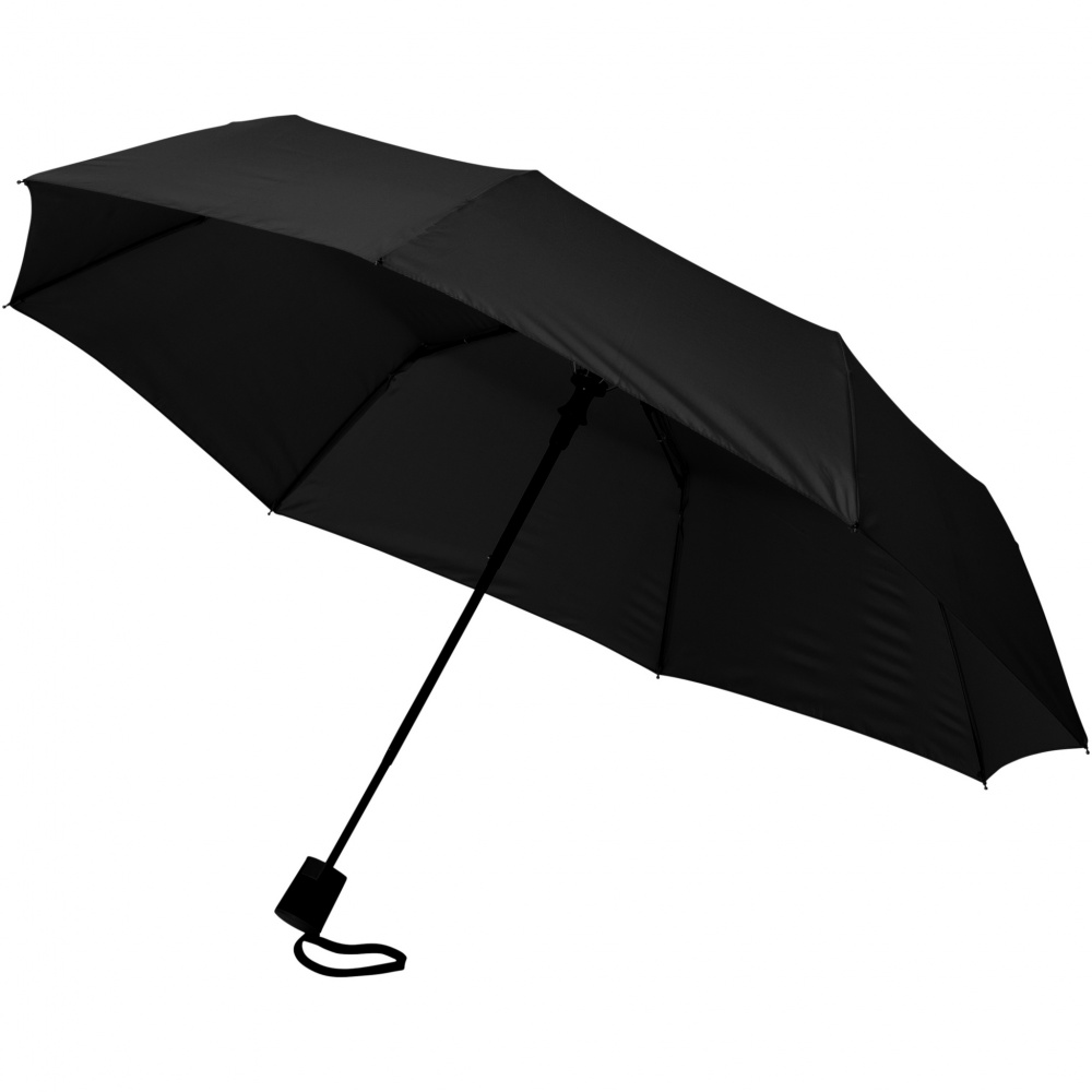 Logo trade promotional gifts picture of: Wali 21" foldable auto open umbrella