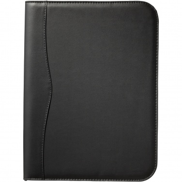 Logo trade promotional gifts image of: Ebony A4 zippered portfolio