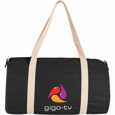 Logotrade promotional merchandise photo of: Cochichuate cotton barrel duffel bag 25L