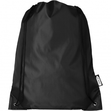 Logo trade corporate gifts image of: Oriole RPET drawstring bag 5L