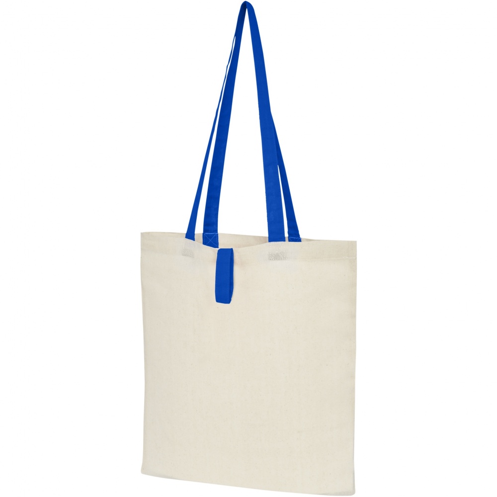 Logo trade promotional giveaways picture of: Nevada 100 g/m² cotton foldable tote bag 7L