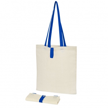 Logo trade corporate gift photo of: Nevada 100 g/m² cotton foldable tote bag 7L