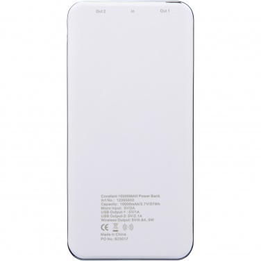 Logotrade corporate gift image of: Constant 10.000 mAh wireless power bank with LED