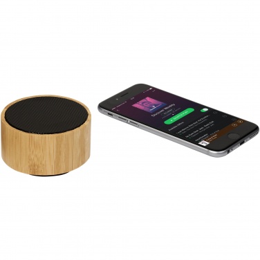 Logo trade corporate gift photo of: Cosmos bamboo Bluetooth® speaker