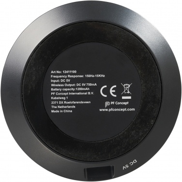 Logotrade promotional item picture of: Fiber 3W wireless charging Bluetooth® speaker
