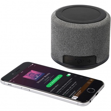 Logo trade promotional gifts picture of: Fiber 3W wireless charging Bluetooth® speaker