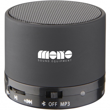 Logotrade promotional giveaway image of: Duck cylinder Bluetooth® speaker with rubber finish