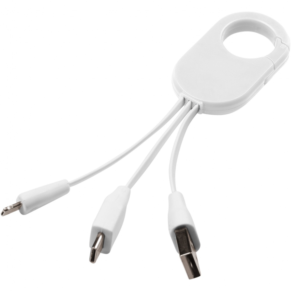 Logo trade promotional product photo of: Troop 3-in-1 charging cable