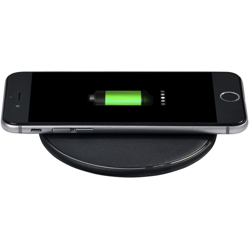 Logo trade advertising products image of: Lean 5W wireless charging pad