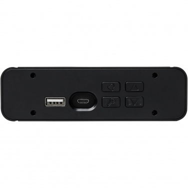 Logotrade promotional gift image of: Seconds 5W wireless charging clock