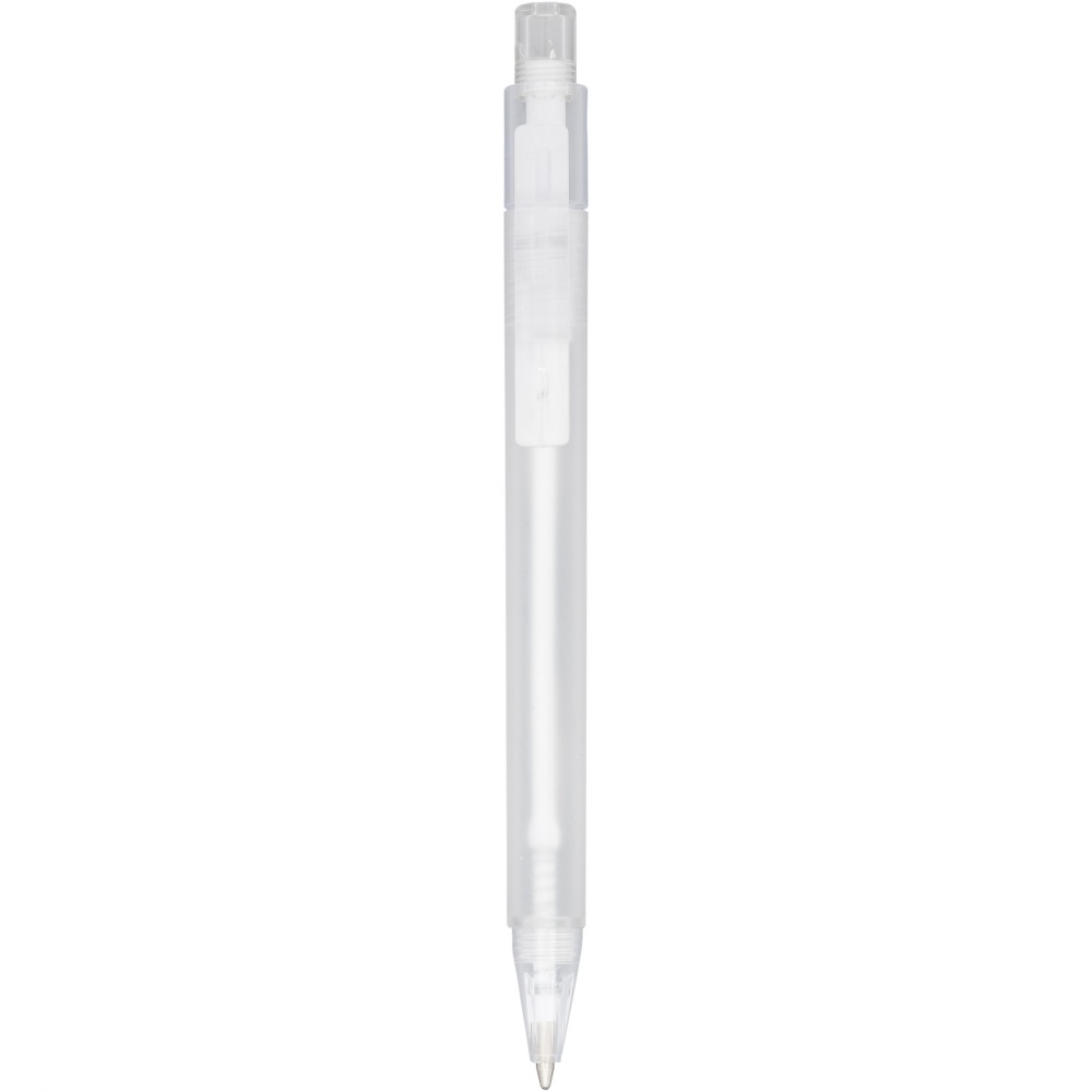 Logo trade corporate gift photo of: Calypso frosted ballpoint pen