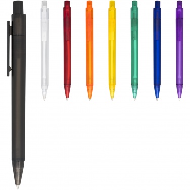 Logo trade promotional giveaways image of: Calypso frosted ballpoint pen