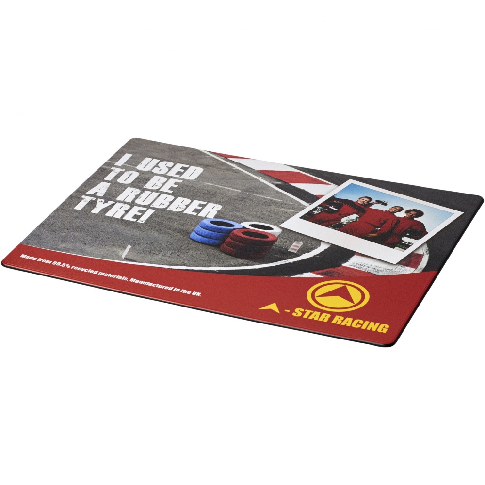 Logotrade promotional gift picture of: Brite-Mat® mouse mat with tyre material