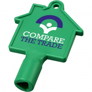 Logo trade corporate gifts image of: Maximilian house-shaped utility key