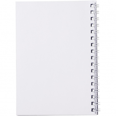 Logo trade promotional merchandise picture of: Desk-Mate® spiral A6 notebook PP cover