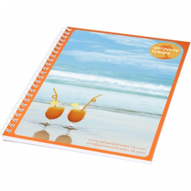 Logotrade promotional item image of: Desk-Mate® A5 notebook synthetic cover