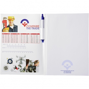 Logo trade promotional merchandise photo of: Essential conference pack A4 notepad and pen