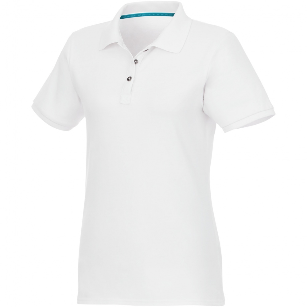 Logotrade promotional product image of: Beryl short sleeve women's organic recycled polo