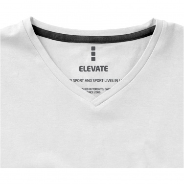 Logotrade promotional item picture of: Kawartha short sleeve men's organic V-neck t-shirt