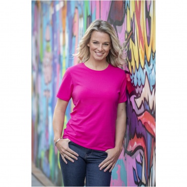 Logo trade promotional giveaway photo of: Balfour short sleeve women's organic t-shirt