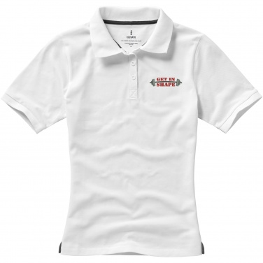 Logo trade advertising products image of: Calgary short sleeve women's polo