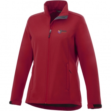 Logo trade promotional giveaways image of: Maxson women's softshell jacket