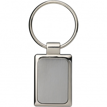 Logotrade promotional gift image of: Sergio rectangular metal keychain